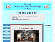 Tablet Screenshot of madredelbuenconsejo.org